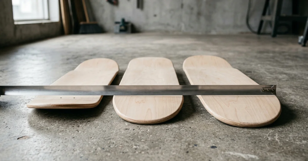 Comment choisir la taille de son deck skateboard